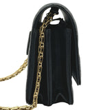 シャネル CHANEL 2.55 ミニ チェーンウォレット AP1764 ブラック ゴールド金具 エイジドカーフ レディース ショルダーバッグ