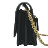 シャネル CHANEL 2.55 ミニ チェーンウォレット AP1764 ブラック ゴールド金具 エイジドカーフ レディース ショルダーバッグ