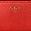 シャネル CHANEL ココマーク チェーンウォレット A70175 25番台 レッド ゴールド金具 キャビアスキン レディース ショルダーバッグ