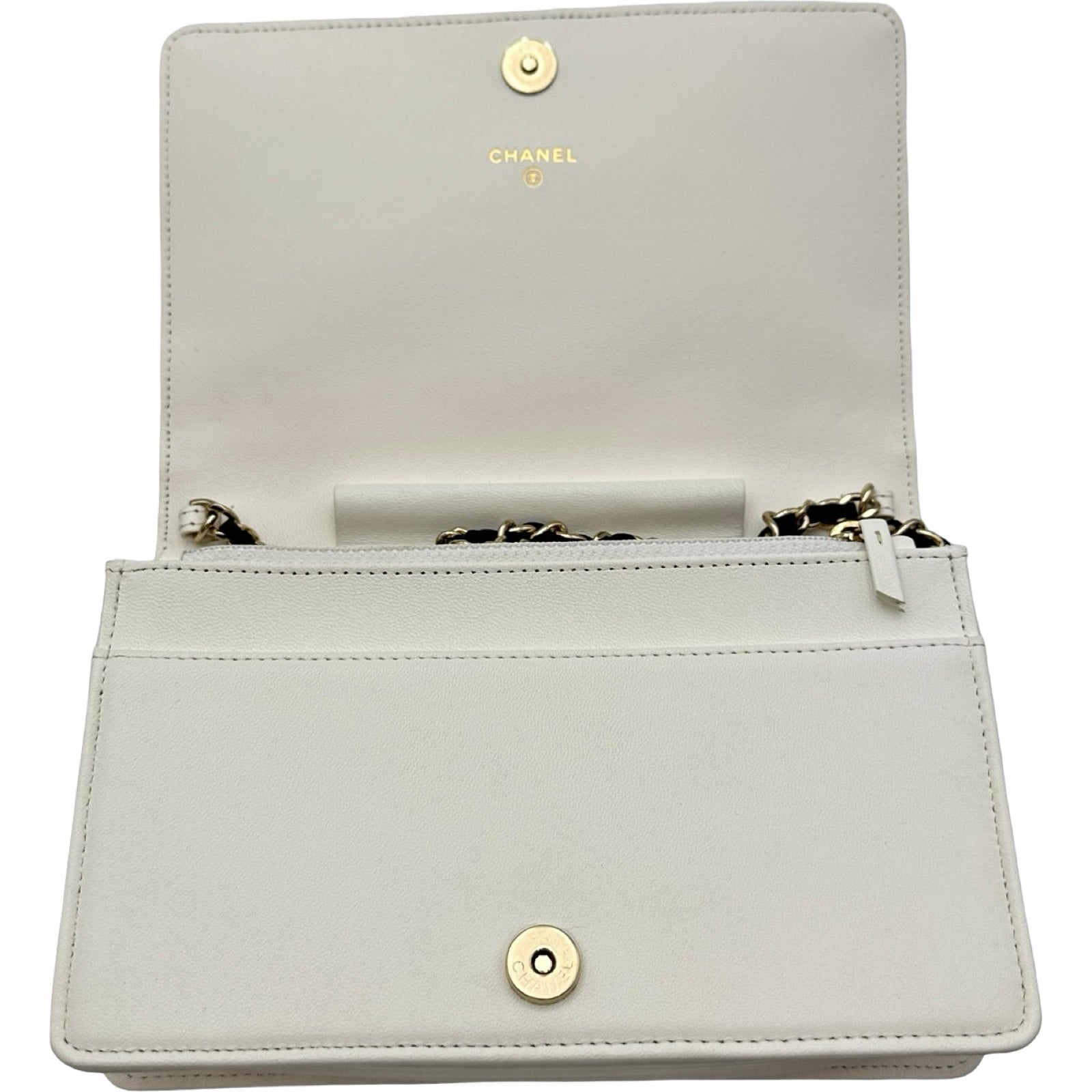 シャネル CHANEL フラップチェーンウォレット AP2952 ブラック