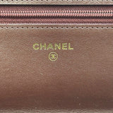 シャネル CHANEL マトラッセ チェーンウォレット A70334 26番台 ブラック ゴールド金具 コットン レディース ショルダーバッグ