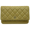 シャネル CHANEL マトラッセ チェーンウォレット AP0250 ピスタチオ ゴールド金具 キャビアスキン レディース ショルダーバッグ