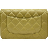 シャネル CHANEL マトラッセ チェーンウォレット AP0250 ピスタチオ ゴールド金具 キャビアスキン レディース ショルダーバッグ