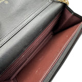シャネル CHANEL 2.55 チェーンウォレット A70328 26番台 ブラック ゴールド金具 エイジドカーフ レディース ショルダーバッグ