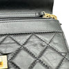 シャネル CHANEL 2.55 チェーンウォレット A70328 26番台 ブラック ゴールド金具 エイジドカーフ レディース ショルダーバッグ