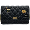 シャネル CHANEL 2.55 チェーンウォレット A70328 26番台 ブラック ゴールド金具 エイジドカーフ レディース ショルダーバッグ
