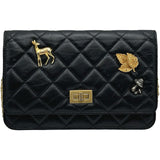 シャネル CHANEL 2.55 チェーンウォレット A70328 26番台 ブラック ゴールド金具 エイジドカーフ レディース ショルダーバッグ