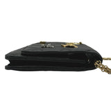 シャネル CHANEL 2.55 チェーンウォレット A70328 26番台 ブラック ゴールド金具 エイジドカーフ レディース ショルダーバッグ