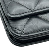 シャネル CHANEL 2.55 チェーンウォレット A70328 26番台 ブラック ゴールド金具 エイジドカーフ レディース ショルダーバッグ