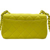 シャネル CHANEL マトラッセ チェーンショルダーバッグ AS2302 30番台 ライム イエロー 金具 キャビアスキン レディース ショルダーバッグ