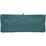 シャネル CHANEL 2.55 チェーンショルダー AS0874 19番台 ライトブルー ゴールド金具 エイジドカーフ レディース ショルダーバッグ