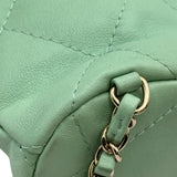 シャネル CHANEL マトラッセ バックパック AS4810 グリーン ラムスキン レディース リュック・デイパック