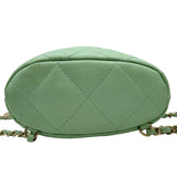 シャネル CHANEL マトラッセ バックパック AS4810 グリーン ラムスキン レディース リュック・デイパック