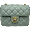 シャネル CHANEL ミニ マトラッセ17 AS3738 ライトグレー ゴールド金具 ラムスキン レディース ショルダーバッグ