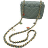 シャネル CHANEL ミニ マトラッセ17 AS3738 ライトグレー ゴールド金具 ラムスキン レディース ショルダーバッグ