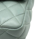 シャネル CHANEL ミニ マトラッセ17 AS3738 ライトグレー ゴールド金具 ラムスキン レディース ショルダーバッグ