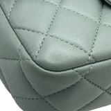 シャネル CHANEL ミニ マトラッセ17 AS3738 ライトグレー ゴールド金具 ラムスキン レディース ショルダーバッグ