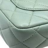 シャネル CHANEL ミニ マトラッセ17 AS3738 ライトグレー ゴールド金具 ラムスキン レディース ショルダーバッグ