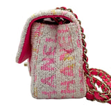 シャネル CHANEL ミニマトラッセ20 A69900 マルチカラー ゴールド金具　 ツイード レディース ショルダーバッグ