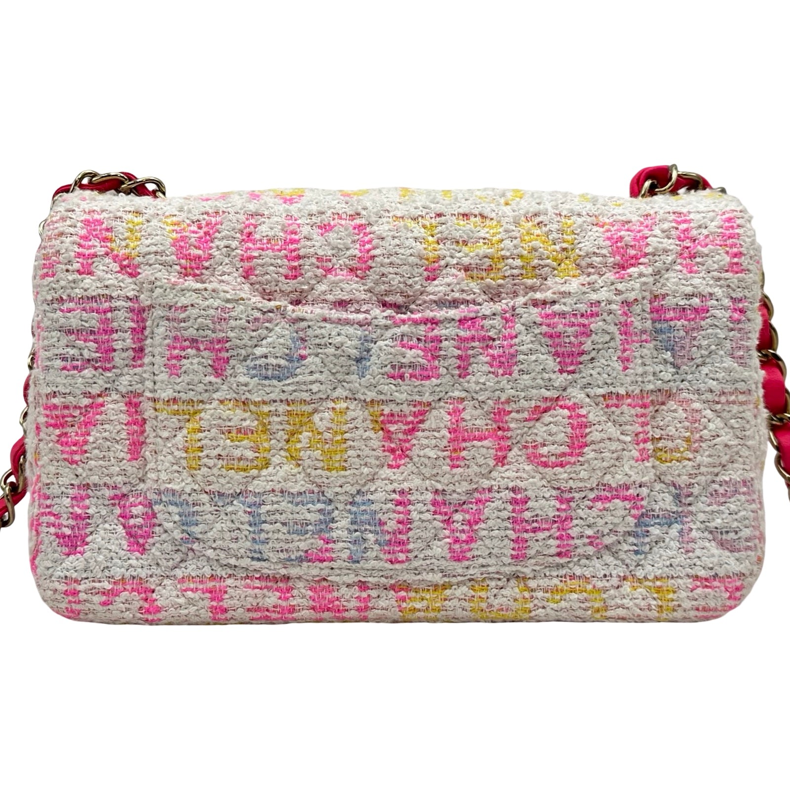 シャネル CHANEL ミニマトラッセ20 A69900 29番台 マルチカラー/ゴールド金具 レザー レディース ショルダーバッグ ミニマトラッセ20 チェーンショルダーバッグ ツイード マルチカラー
