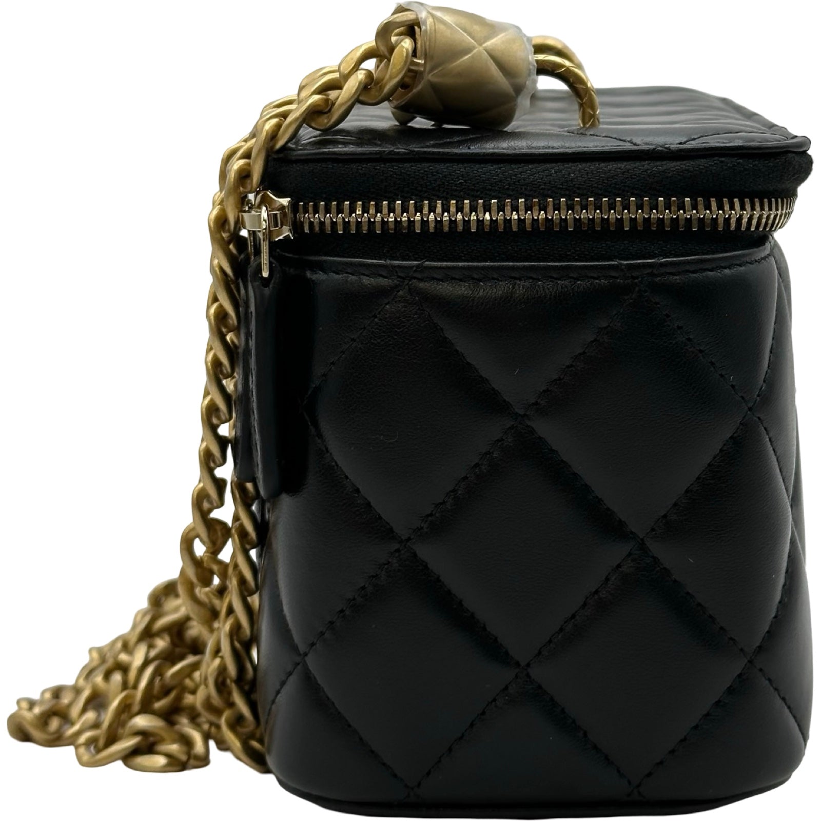 シャネル CHANEL マトラッセバニティチェーンショルダー AP3044 ブラック ゴールド金具 ラムスキン レディース ショルダーバッグ シャネル CHANEL マトラッセバニティチェーンショルダー AP3044
