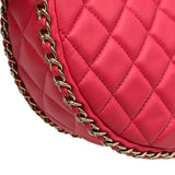 シャネル CHANEL スモールホーボーショルダーバッグ AS3917 ピンク ゴールド金具 ラムスキン レディース ショルダーバッグ