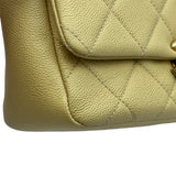 シャネル CHANEL マトラッセスモールフラップバッグ AS3103 ライトイエロー ゴールド金具 キャビアスキン レディース ショルダーバッグ