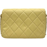 シャネル CHANEL マトラッセスモールフラップバッグ AS3103 ライトイエロー ゴールド金具 キャビアスキン レディース ショルダーバッグ