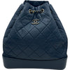 シャネル CHANEL ガブリエルドゥバッグパック A94485 24番台 ブルー ゴールド/シルバー金具 エイジドカーフ レディース リュック・デイパック