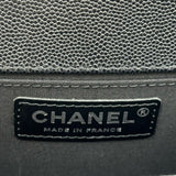 シャネル CHANEL ボーイシャネル25 A67086 30番台 ブラック シルバー金具 キャビアスキン レディース ショルダーバッグ