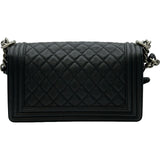 シャネル CHANEL ボーイシャネル25 A67086 30番台 ブラック シルバー金具 キャビアスキン レディース ショルダーバッグ