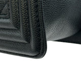 シャネル CHANEL ボーイシャネル25 A67086 30番台 ブラック シルバー金具 キャビアスキン レディース ショルダーバッグ
