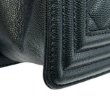 シャネル CHANEL ボーイシャネル25 A67086 30番台 ブラック シルバー金具 キャビアスキン レディース ショルダーバッグ