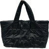 シャネル CHANEL ココクーンラージトートバッグ A47107 13番台 ブラック シルバー金具 ナイロン レディース トートバッグ