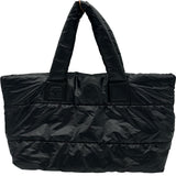 シャネル CHANEL ココクーンラージトートバッグ A47107 13番台 ブラック シルバー金具 ナイロン レディース トートバッグ