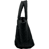 シャネル CHANEL ココクーンラージトートバッグ A47107 13番台 ブラック シルバー金具 ナイロン レディース トートバッグ