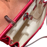 エルメス HERMES エールバッグジップPM D刻 ルージュピマン/シルバー金具 トワルベルリンヌ・ヴァッシュ ショルダーバッグ