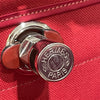 エルメス HERMES エールバッグジップPM Y刻印 ルージュアッシュ　シルバー金具 トワル・ヴァッシュ レディース ハンドバッグ