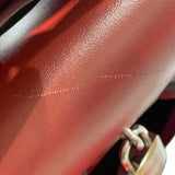 エルメス HERMES エールバッグジップPM Y刻印 ルージュアッシュ　シルバー金具 トワル・ヴァッシュ レディース ハンドバッグ