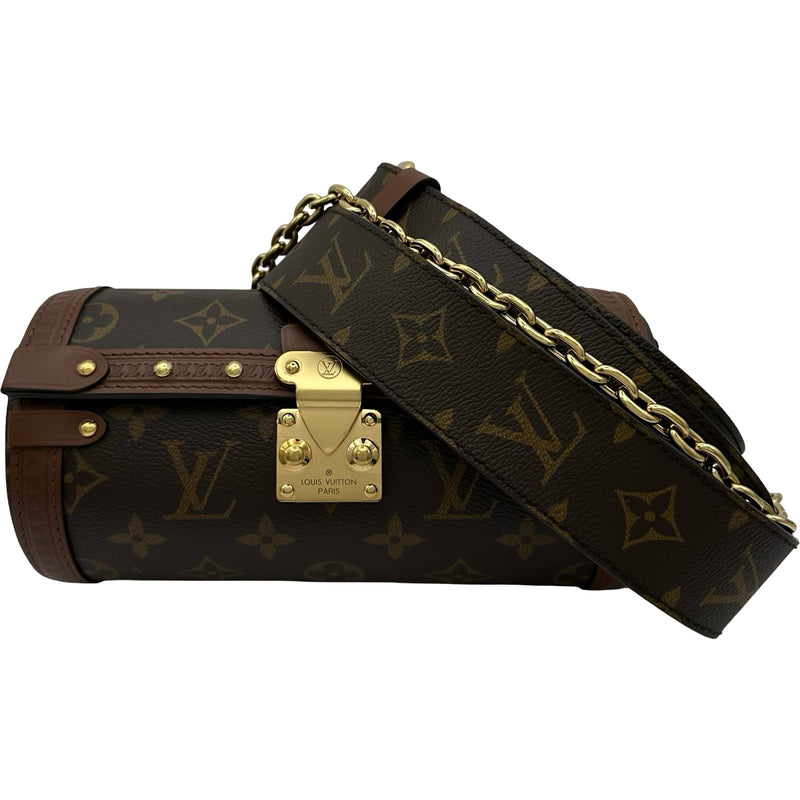 ルイヴィトン パピヨントランク モノグラム ショルダーバッグ モノグラムキャンバス M57835 ブラウン レディース LOUIS VUITTON  中古 ルイ・ヴィトン LOUIS VUITTON パピヨントランク M57835 ブラウン