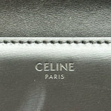 セリーヌ CELINE トリオンフチェーンショルダー 199243 ブラック ブラック金具 シャイニカーフスキン レディース ショルダーバッグ
