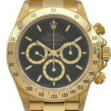ロレックス ROLEX デイトナ 16528 ブラック ゴールド 自動巻き メンズ 腕時計