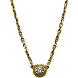 カルティエ Cartier ダムールネックレスXS ゴールド Au750 ダイヤモンド ジュエリー