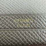 エルメス HERMES ペアコンパクト W刻 エトゥープ　ゴールド金具 エプソン レディース 二つ折り財布