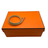 エルメス HERMES ミニケリー20 〇Y刻 ベージュ系 ゴールド金具 オーストリッチ レディース ショルダーバッグ