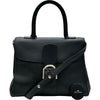 デルヴォー DELVAUX プリヨンMM ブラック レザー ユニセックス ショルダーバッグ