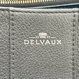 デルヴォー DELVAUX プリヨンMM ブラック レザー ユニセックス ショルダーバッグ