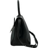 デルヴォー DELVAUX プリヨンMM ブラック レザー ユニセックス ショルダーバッグ
