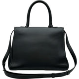 デルヴォー DELVAUX プリヨンMM ブラック レザー ユニセックス ショルダーバッグ