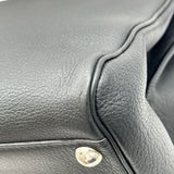 デルヴォー DELVAUX プリヨンMM ブラック レザー ユニセックス ショルダーバッグ